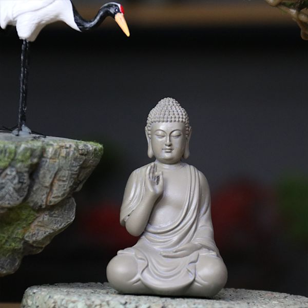 Meditoiva Buddha-patsas - Zen ja Feng Shui -koristehahmo