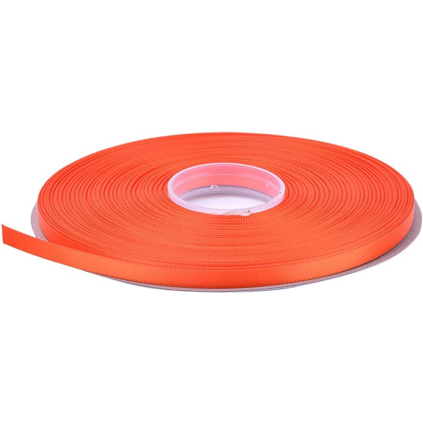 1/4 tum 298 fot Solid Double Face Satinband per rulle för DI