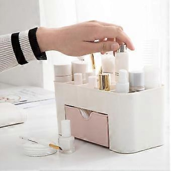 Kosmetik Makeup Bord Opbevaringsskuffe Holdere Boks Spar plads Opbevaringsboks rum