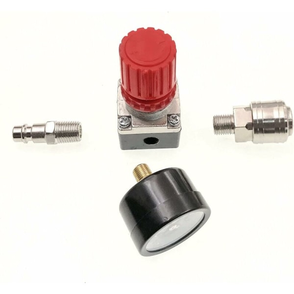 1 stk. Luftkompressor Trykregulator, 1/4 Pneumatisk Trykreg