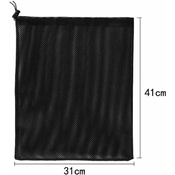 Pumpun suodatinpussi, 2 kpl pumpun suodatinverkkopussi, allaspumpun suodatinpussi, pumpun verkkopussi, kodin vesipumpun suodatinlisävarusteet (41*31cm, musta)