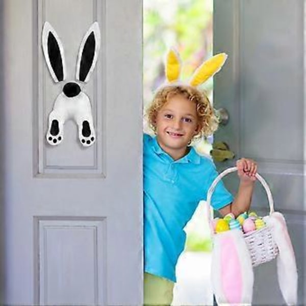 Påskepynt Kanin Påskepynt Stue Rekvisitter Ornamenter Dekoration Hjem Black
