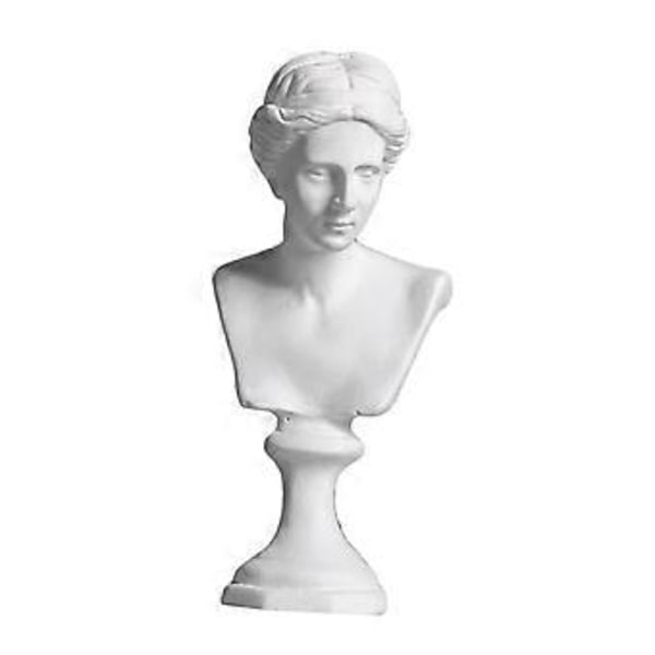 2.4 Tommers Klassisk Resin Gresk Hode Byste Statue Skulptur Figur Hjem Dekor Statue (Venus) Venus