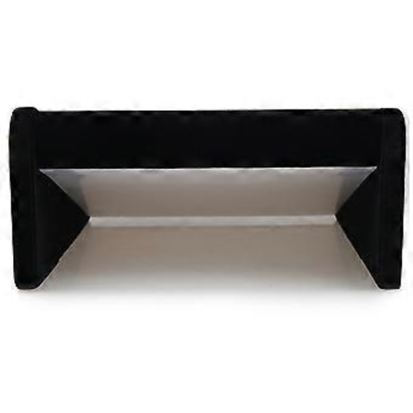 Skrå Ring Display Bakke Fingerringe Fremvisningsstand Smykke Organizer Holder (Sort)