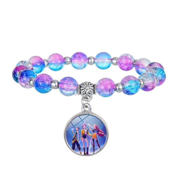 K-POP Demon Hunter Pigegruppe Is-revne Perle Revnet Perle Armbånd - Stil 5