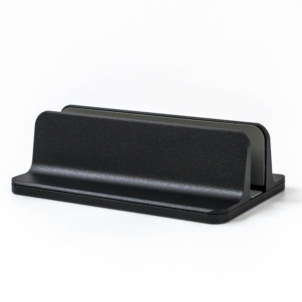 Sort Lodret Laptop Stativ, Justerbar Aluminium Laptop Stativ De