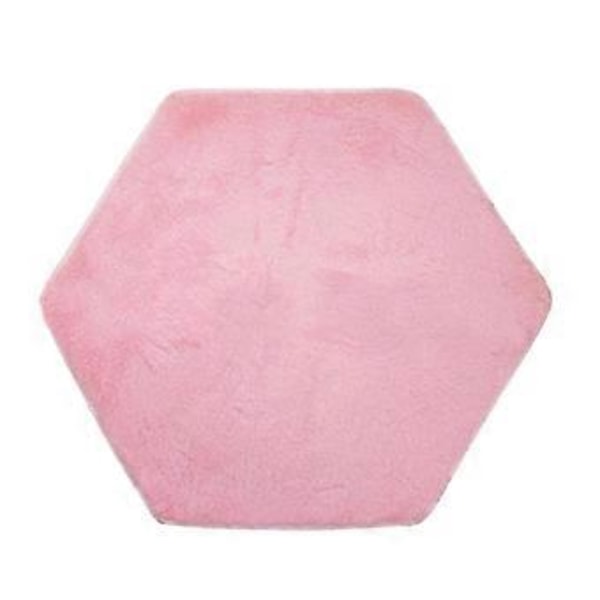 Mjuk Barn Tält Matta Sovrum Kudde Ersättning - Hexagonal Rosa()