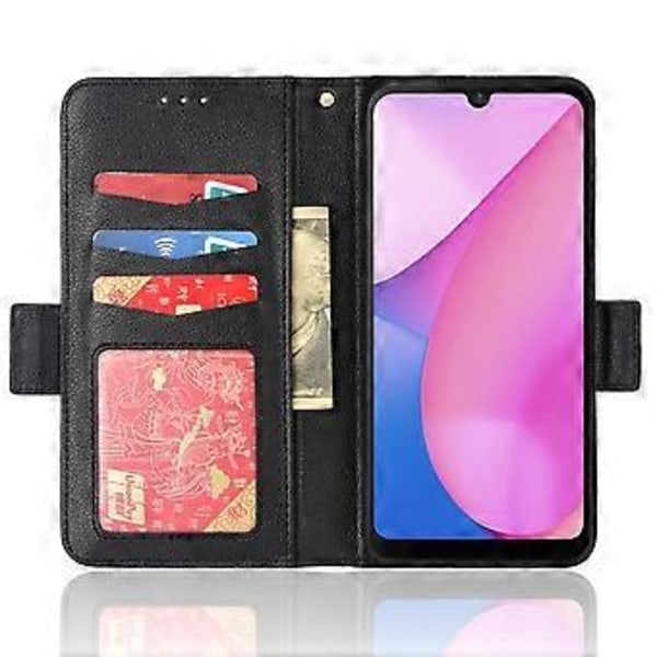 Blackview Oscal C20/C20 Pro PU-nahka+TPU-puhelinkotelo, hyvin suojattu lompakkokansi