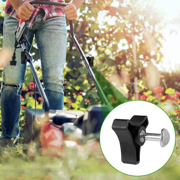 6 kpl Universaaleja Muovisia Ruohonleikkurin Siipimuttereita ja Kolmionmuotoinen Ruohonleikkurin Kahva