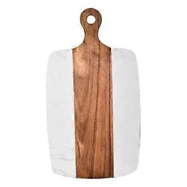 Skärbräda för hushållsbruk, marmor med akaciaträ, skärbräda för kött, skärbräda för ost och frukt