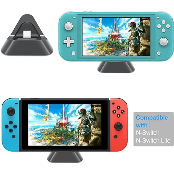 Bärbar Laddningsdocka för Nintendo Switch Lite och Nintendo Switch