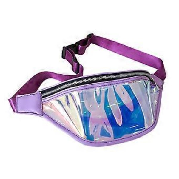 Midjeväska, Bärbar Löparbälte Väskor, Män Kvinnor Plånbok Casual Midjeväska Bröstväska Tote för Bergsklättring Utomhus Simning, Violett Violet