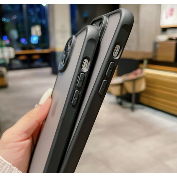 Kuori on yhteensopiva iPhone 15:n kanssa, ja siinä on mattapintainen tuntu