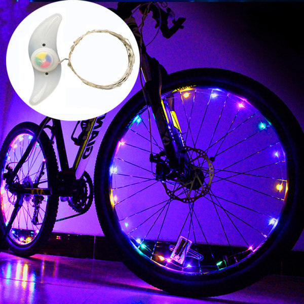 Sykkelhjuleikerpærer med fargeskiftende lysdioder