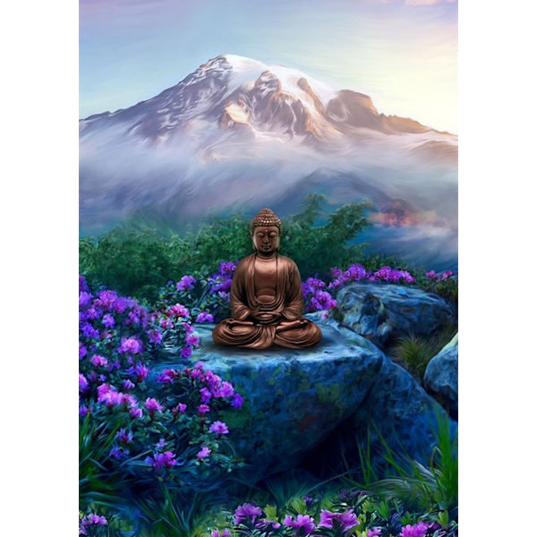 30x40cm 5D DIY Diamond Painting Full, Buddha Statue Series#C, DIY D