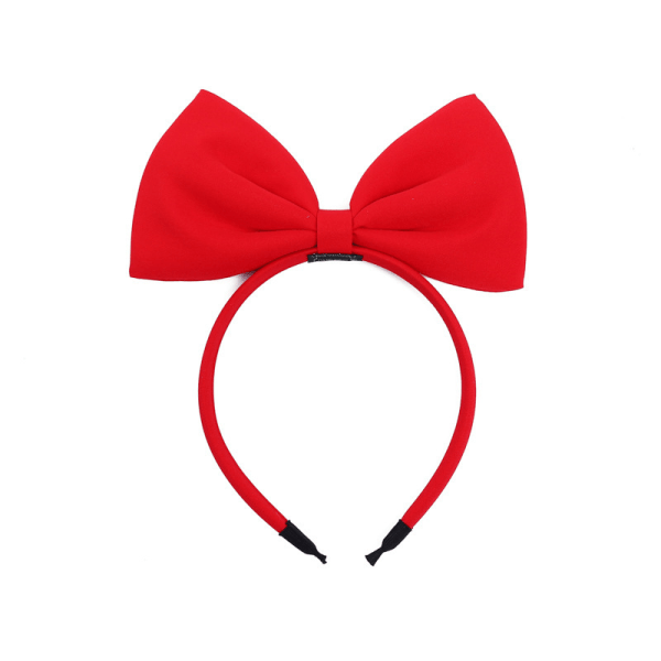 1st Bow Pannband för kvinnor och flickor, rött hårband, perfekt hår