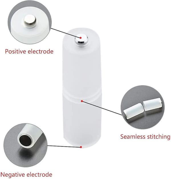 4 st Cell Batteri Adapter Konverter Plastfodral Växlare För Aaa Till