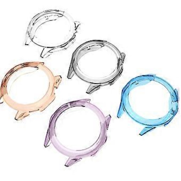 Skärmskydd Hölje Kompatibelt för GT4 41/46mm Reptåligt Skyddande Skal Stötfångare Stöttåligt Fodral Klarblå Clear Blue 41mm