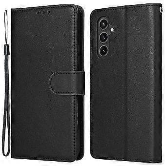 För Samsung Galaxy S23 FE Fodral Kortplatser PU Läder Flip Plånboksfodral Style E
