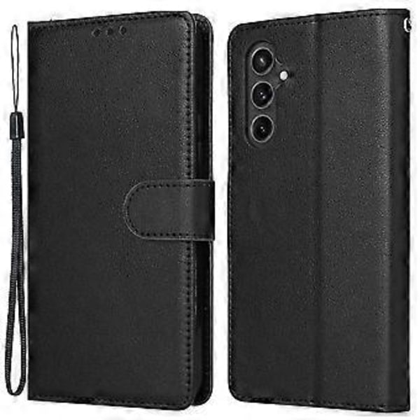Til Samsung Galaxy S23 FE Etui Kort Slots PU Læder Flip Wallet Cover Style E