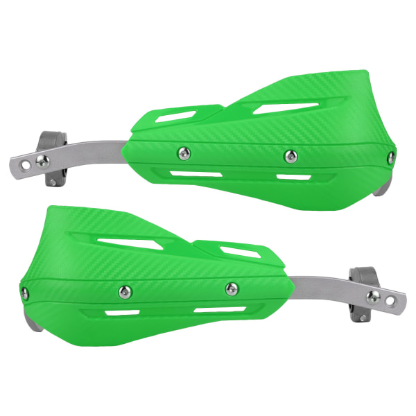 Green pair of aluminum alloy component car handle brush, protecti