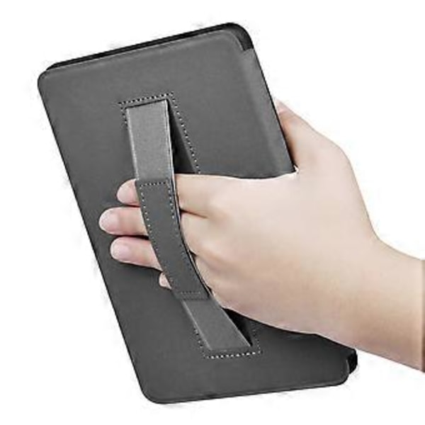 TPU-fodral Mjuk Tygtextur Auto Sleep För Paperwhite 12:e Gen 2024 7 Tum Med Exakt Utskärning För Enkel Åtkomst Grå Gray