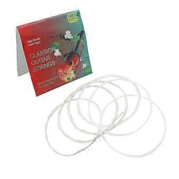 Klassiske Gitarstrenger - Vanlige Nylon Gitarstrenger - Komplett Sett - Erstatning