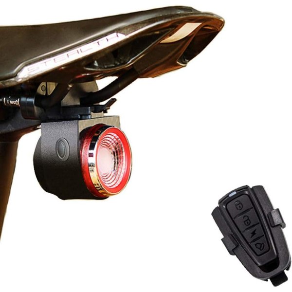 Sykkel baklys, smart baklyktalarm, USB-lading baklys