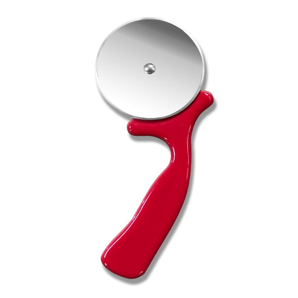 2 st svart rostfritt stål hjul slicer bakverk nonstick pannkaka
