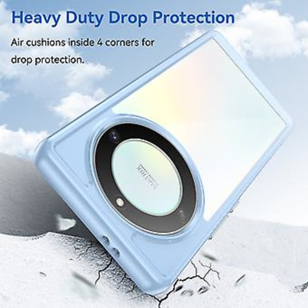 Akryyli + TPU Puhelinkotelo Honor Magic5 Lite -puhelimelle Blue