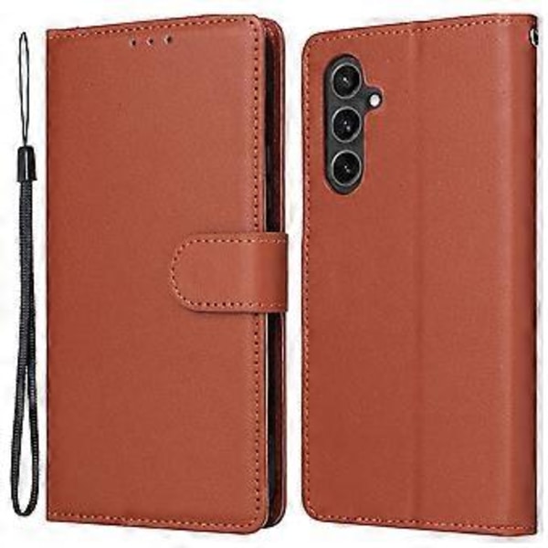 Til Samsung Galaxy S23 FE Etui Kort Slots PU Læder Flip Wallet Cover Style A