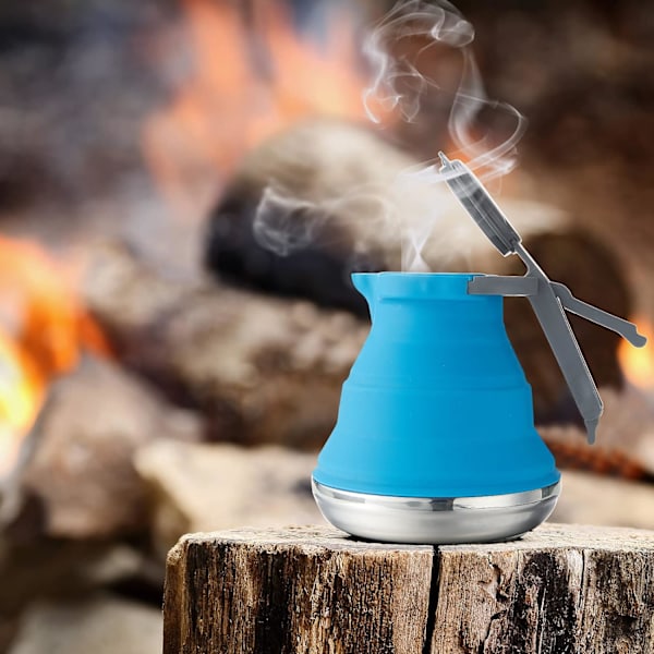 Camping Kaffe Pot Bærbar Camping Pot Camping Kettle Utendørs Ca