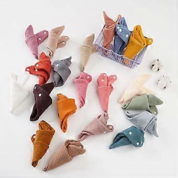 Vauvan Bandana Kuolalaput Unisex Bandana Laput Erittäin Imukykyiset Bandana Kuolalaput Hellävaraiset Hampaiden Tuloon Tarkoitettu Laput Vauvoille 3 kpl set 1