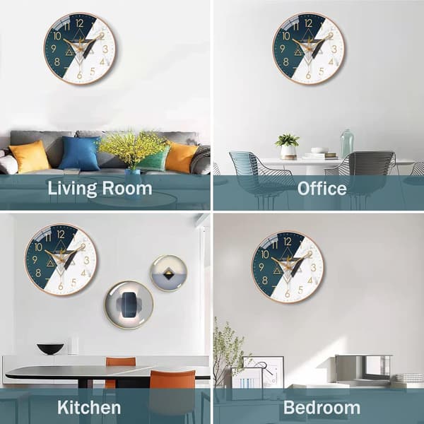 30cm Tyst Modern Design Väggklocka, Tyst Ljudlös Väggklocka Penna
