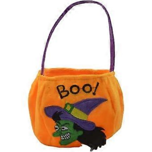 Trick or Treat-poser, Halloween slikposer 2-pak holdbare græskarposer til børn, festtasker til børn, småbørn, drenge og piger