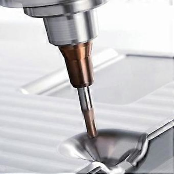 Kobolt Förbättrar Stegkonborr Multipla Storlekar för Rostfritt Stål Aluminium Hårda Metaller Kraftig Twist Flöjt Design 4 to 20mm