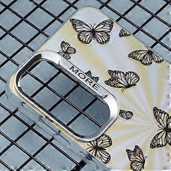 Samsung Galaxy S25+ -kotelo Laser TPU+PC Puhelinkuori Galvanoidulla Perhoskuviolla - AB5 AB5