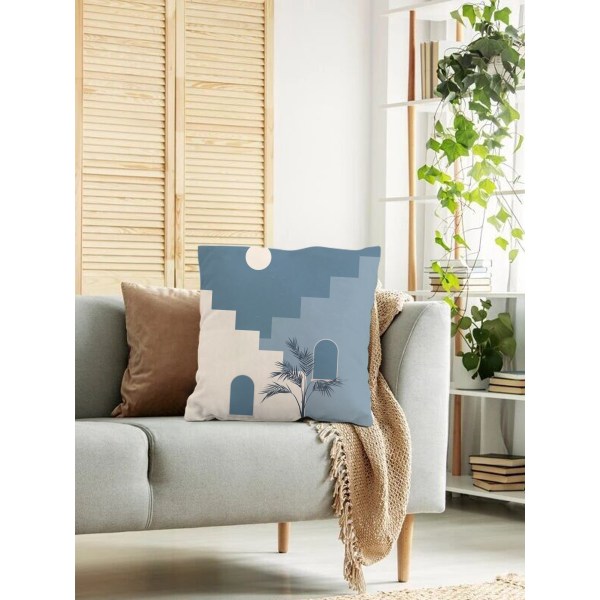 Sæt med 9 Pudebetræk 45x45cm Dekorative Pudebetræk til Terrasse