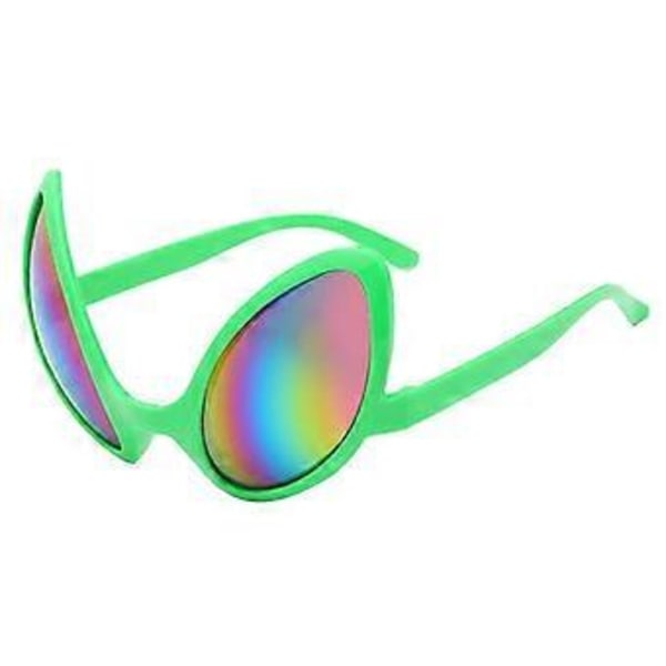 Fashions Voksen Alien Briller Unisex Fancy Fest Nyhed Grøn Stel Farverig Linse
