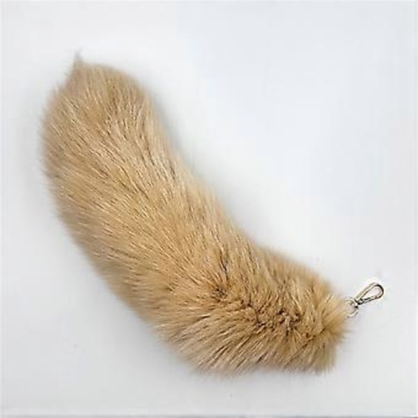Fashionabel Nyckelring Hänge Färgglad Väska Accessoar Djursvansform Väskberlock Modern Nyckelberlock Väskdekoration för Nyckel Röd Red