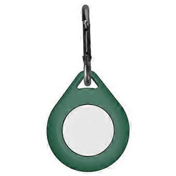 Kestävä Pehmeä Ihoystävällinen Suojakotelo AirTags Paikannuslaitteen Seurantalaitteelle Naarmuuntumista Estävä Kuori Vihreä Green