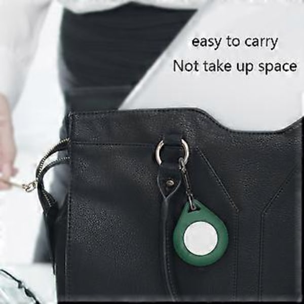 Kestävä Pehmeä Ihoystävällinen Suojakotelo AirTags Paikannuslaitteen Seurantalaitteen Suojakuorelle Naarmuuntumista Estävä Valkoinen White