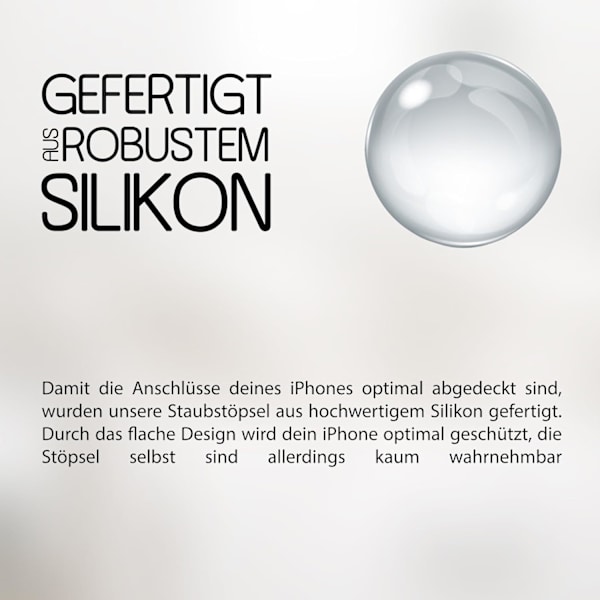15x Dammskydd kompatibel med iPhone 7/8/X/Xs/Xr/11/11Pro/SE/12/