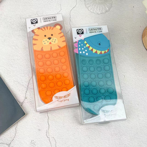 Pop Case Stor kapacitet Pop Bubble Pennlåda Brevpapper S