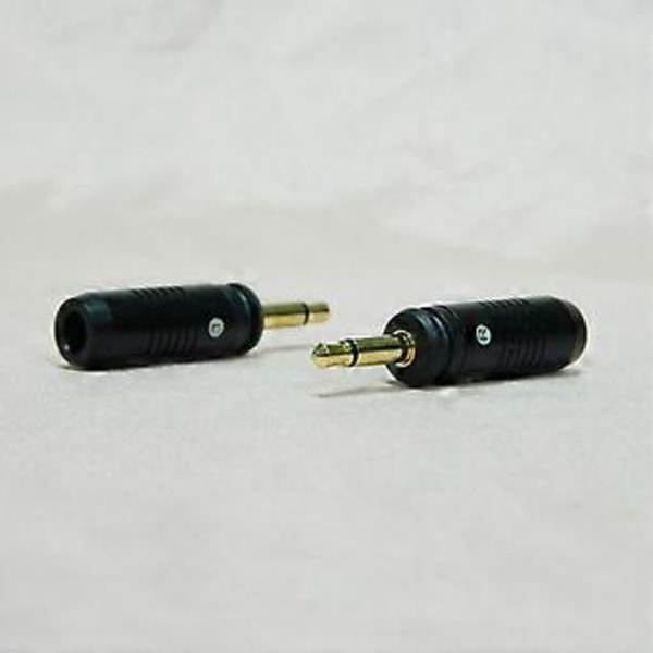 Professionelt hovedtelefonstik forgyldt 3,5 mm stereo hanstik til Focal Clear Elear Elex Elegia Stellia Sølv Silver