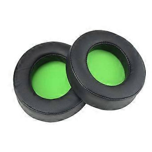 1 par öronkuddar 100 mm svampskydd mjuka öronkuddar för Kraken 7.1 Pro mjukt minnesskum headset bekvämt att bära svart