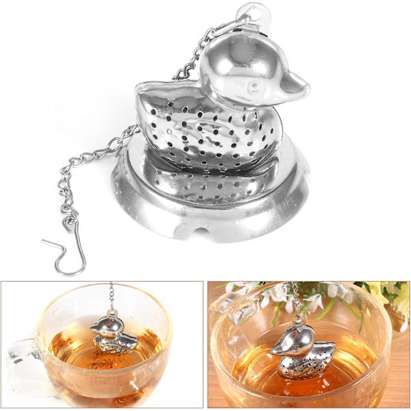 8/20 Teinfuser i rustfritt stål, matformet, dyreformet, urte