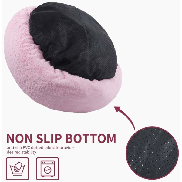 Anti-stress kurv katteseng for kattunge myk fluffy pute kurv