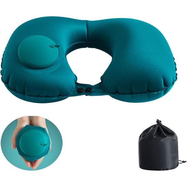 Travel Inflatable Pillow Soft Portable Neck Cushion U-shaped Head