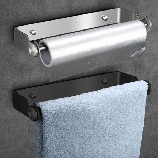 Papirhåndkleholder, Rustfritt Stål Papirdispenser, Sølv